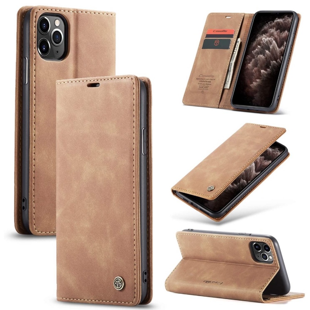 NWT Cognac brown phone wallet case iPhone 12  5.4”